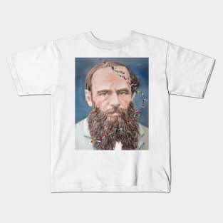 FYODOR DOSTOYEVSKY - oil portrait Kids T-Shirt